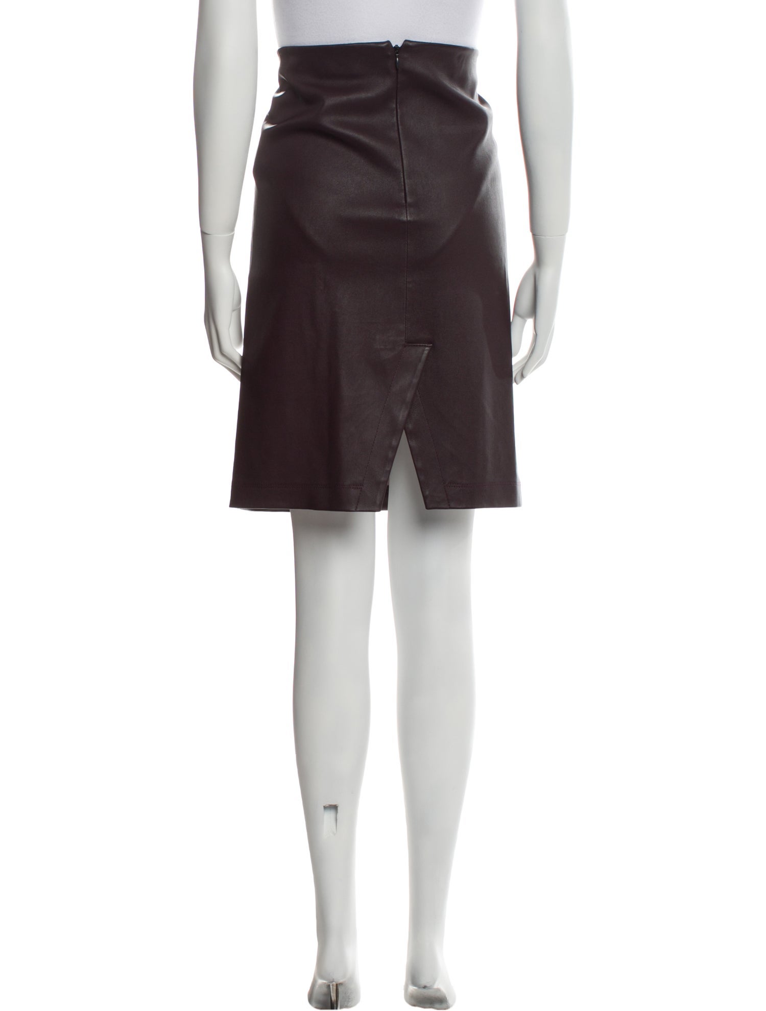 Neiman Marcus Leather Mini Skirt
