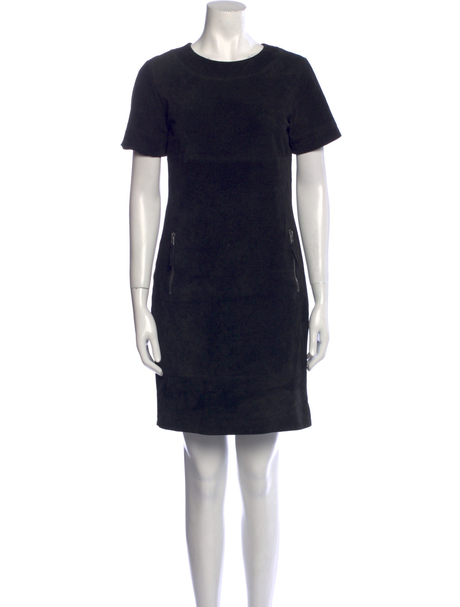 Neiman Marcus Leather Mini Dress