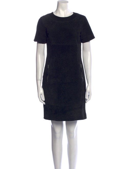 Neiman Marcus Leather Mini Dress