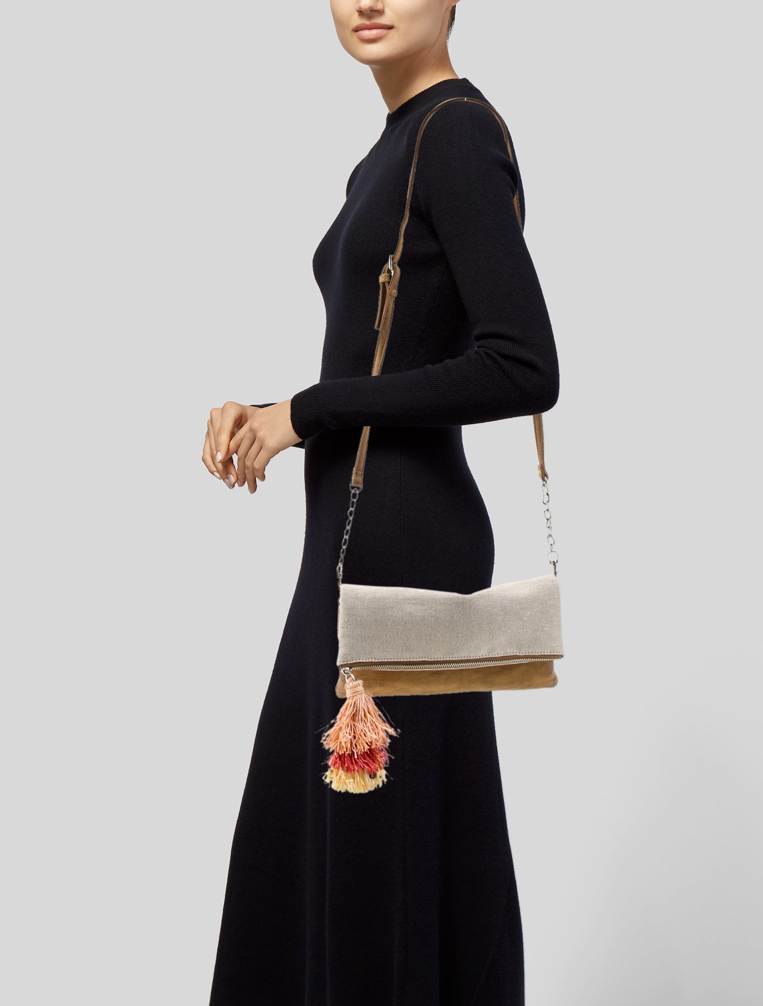 Neiman Marcus Canvas Evening Bag