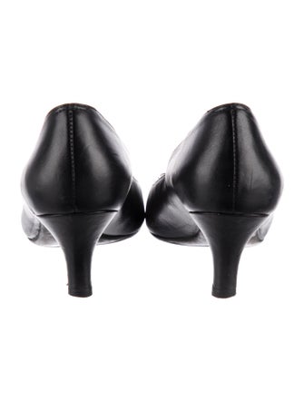 Neiman Marcus Leather Pumps