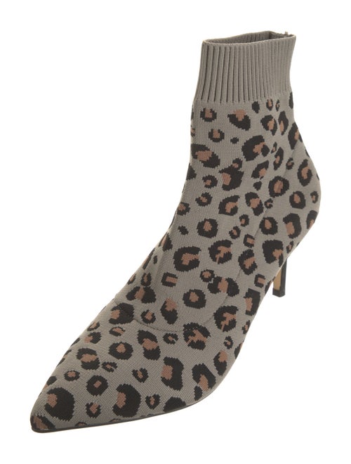 Neiman Marcus Animal Print Sock Boots