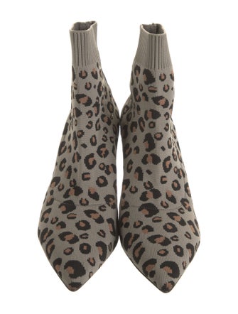 Neiman Marcus Animal Print Sock Boots