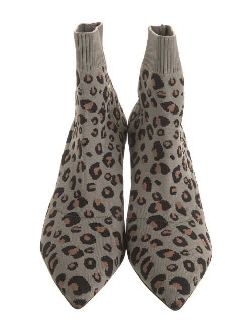 Neiman Marcus Animal Print Sock Boots