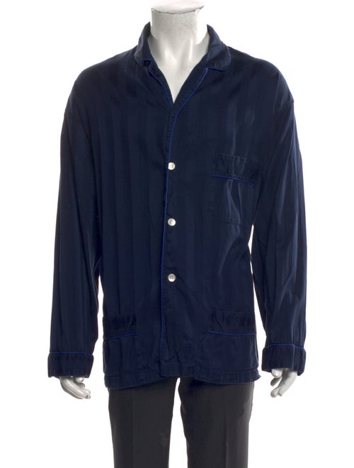 Neiman Marcus Striped Pajama Top