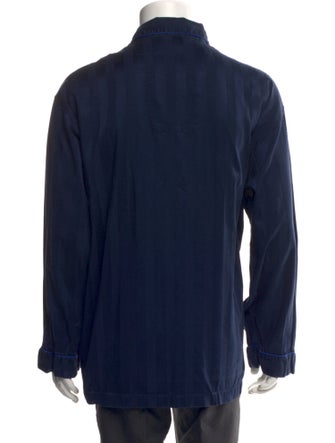 Neiman Marcus Striped Pajama Top