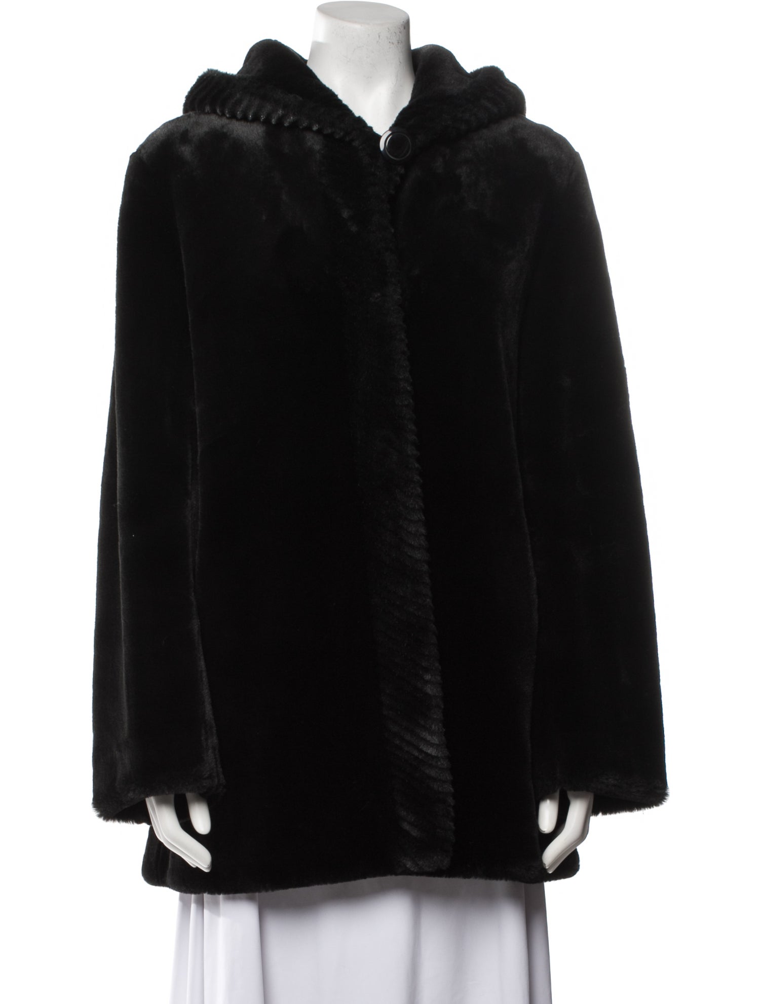 Neiman Marcus Fur Faux Fur Coat