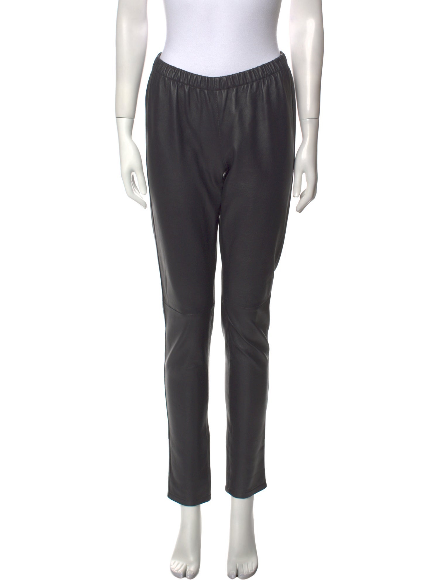 Neiman Marcus Leather Skinny Leg Pants