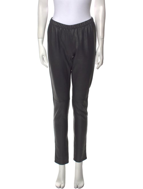 Neiman Marcus Leather Skinny Leg Pants