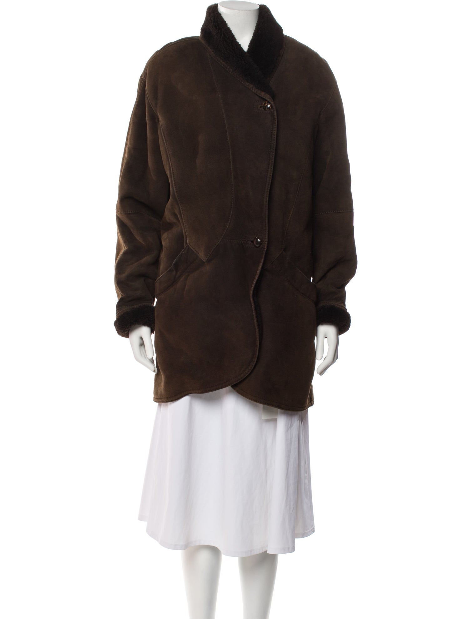 Neiman Marcus Faux Fur Coat