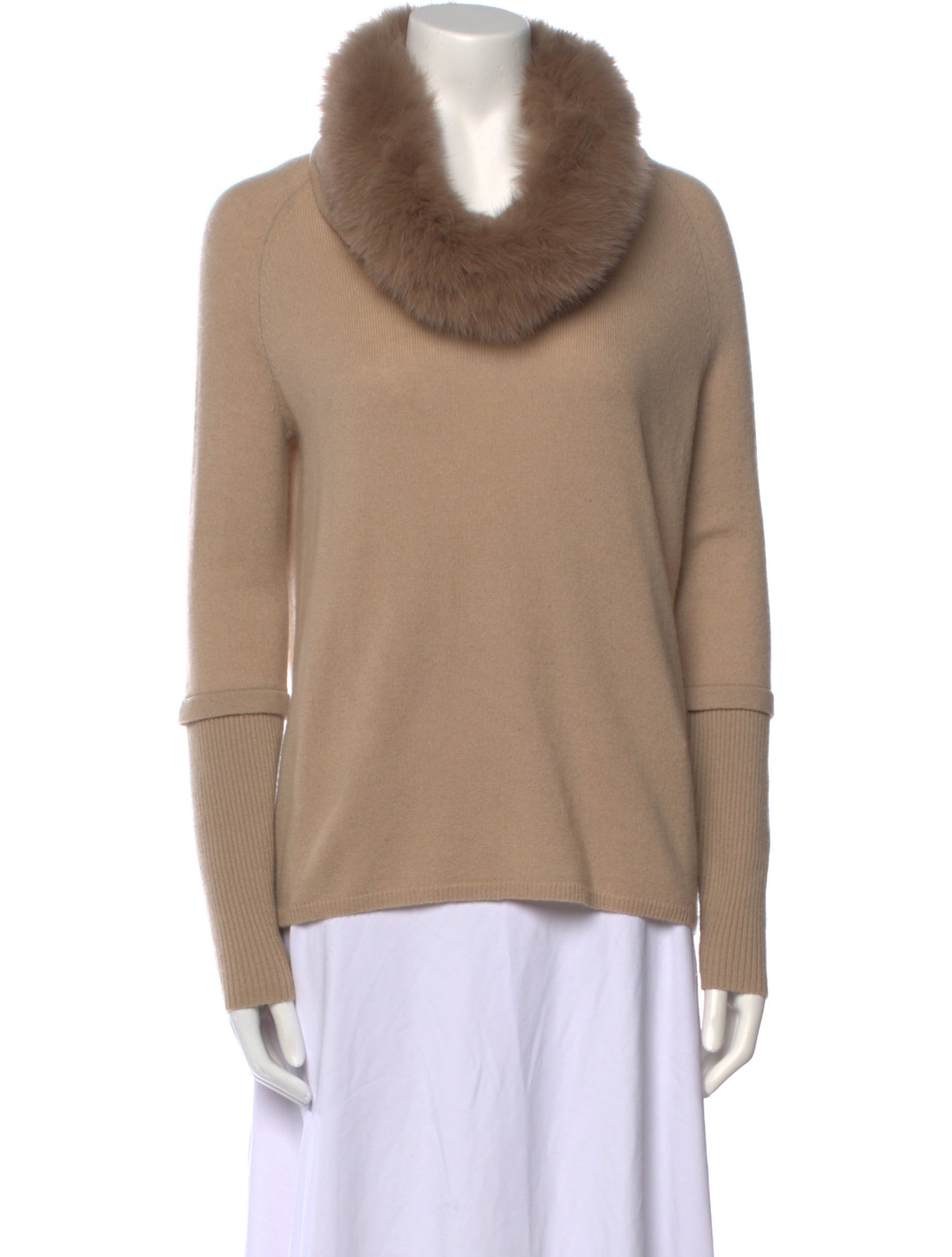 Neiman Marcus Cashmere Cowl Neck Sweater w/ Tags