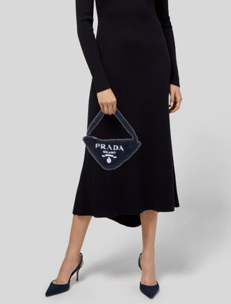 Prada Terry Cloth Triangle Mini