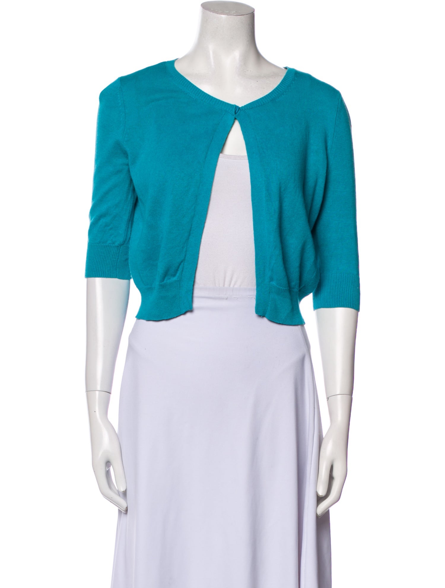 Neiman Marcus Silk Crew Neck Sweater