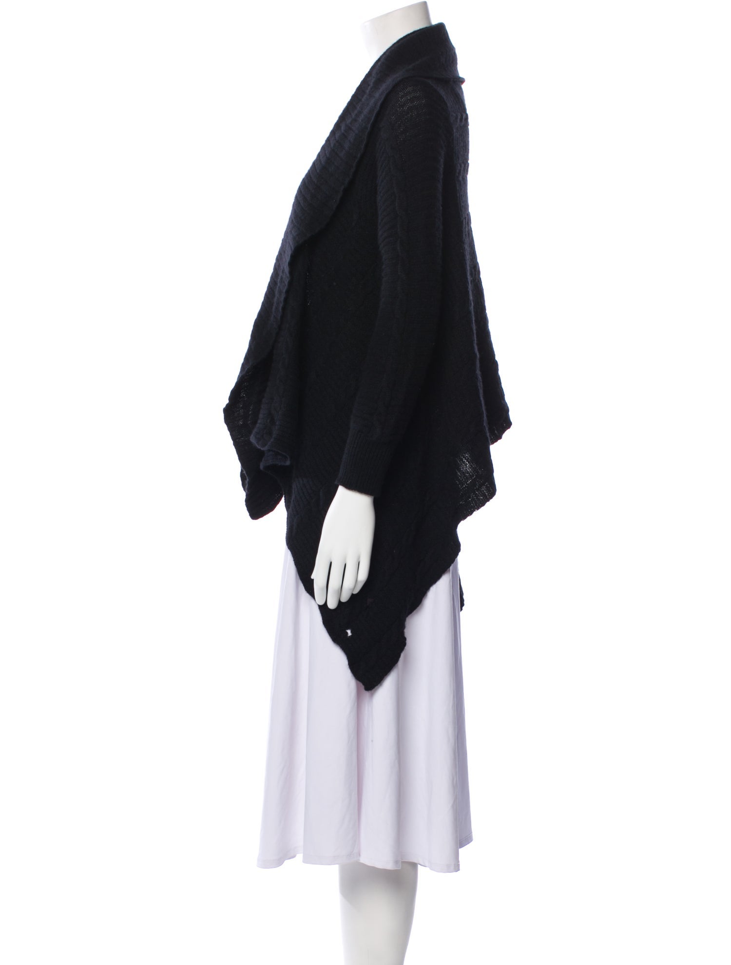 Neiman Marcus Cashmere Open Front Sweater