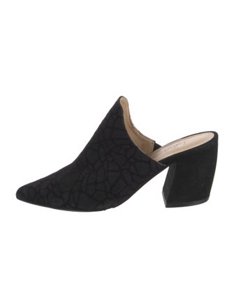 Neiman Marcus Suede Mules