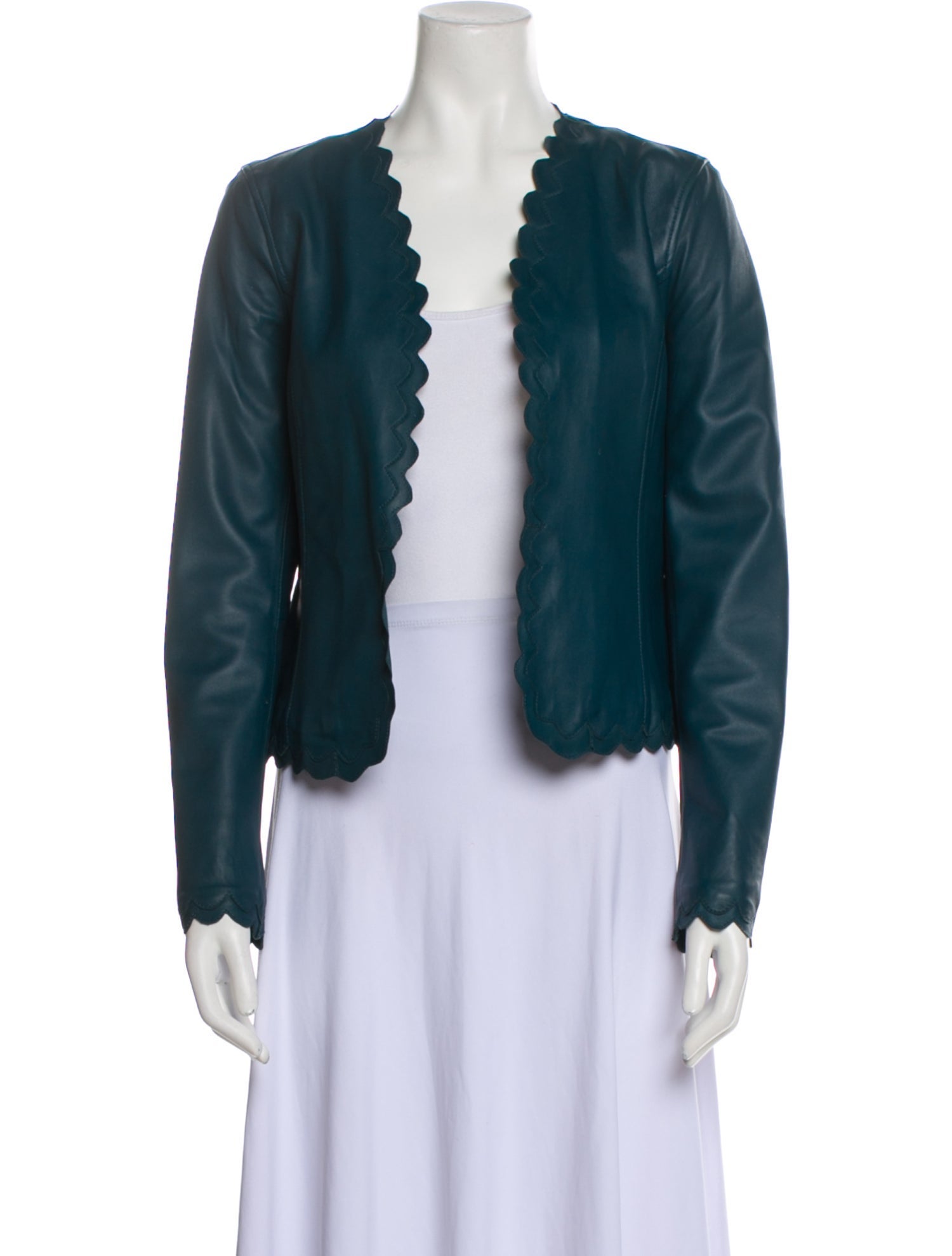 Neiman Marcus Leather Evening Jacket