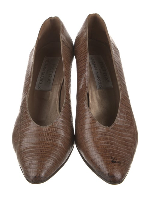 Neiman Marcus Leather Pumps