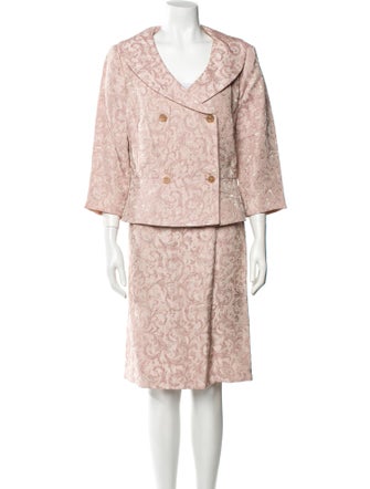 Neiman Marcus Printed Skirt Set