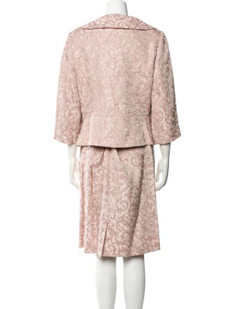 Neiman Marcus Printed Skirt Set