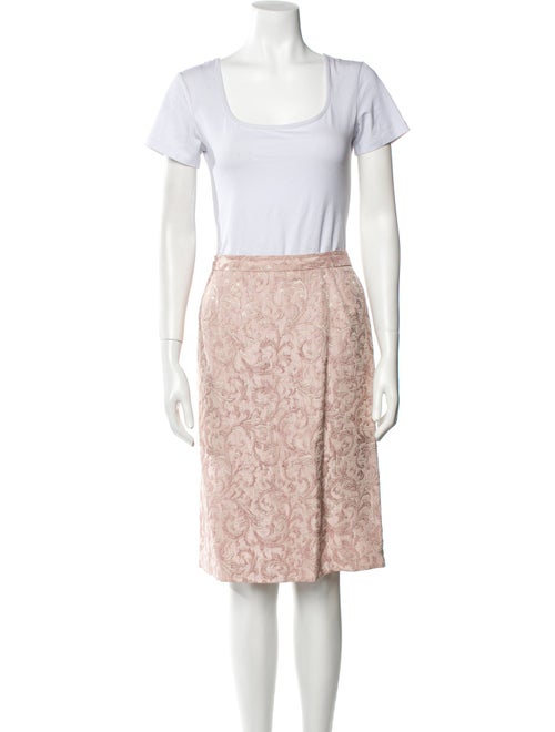 Neiman Marcus Printed Skirt Set