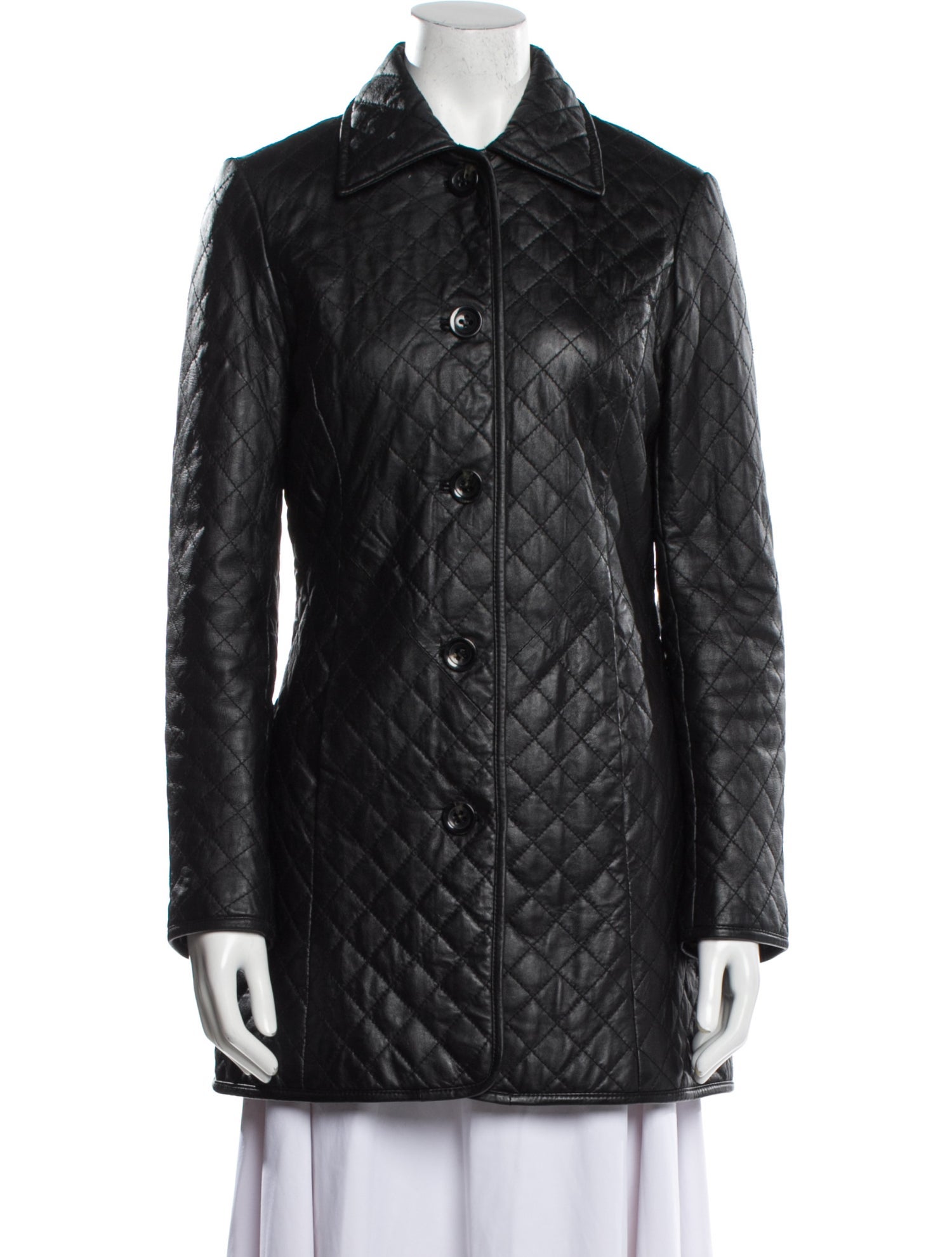 Neiman Marcus Leather Coat