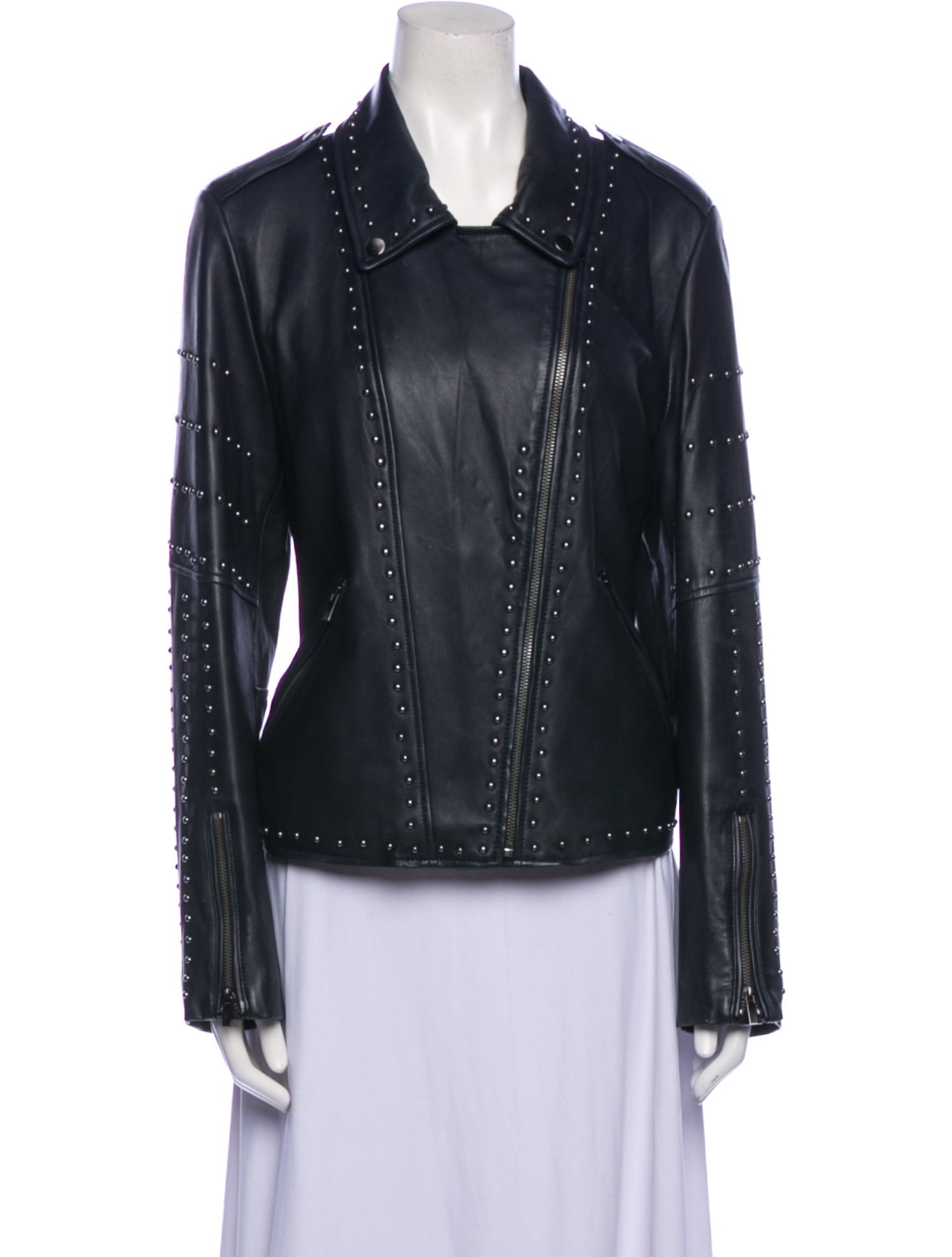 Neiman Marcus Leather Biker Jacket
