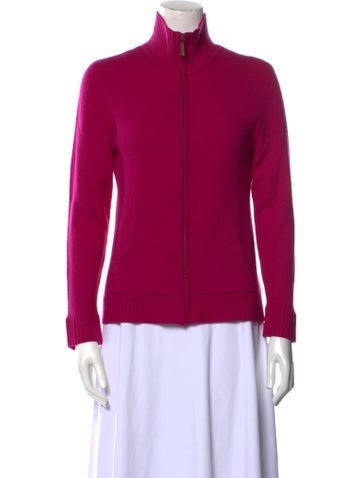 Neiman Marcus Knitwear Cashmere Mock Neck Sweater S