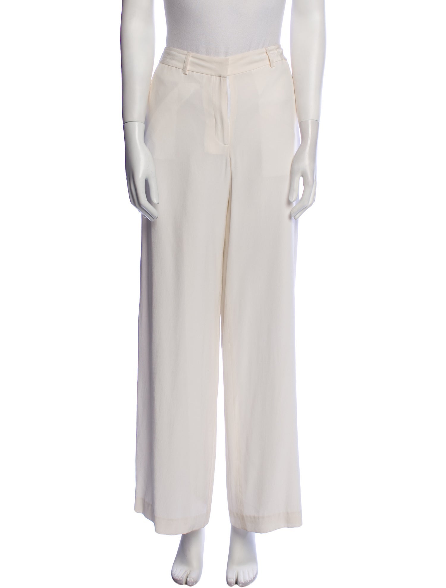 Neiman Marcus Silk Wide Leg Pants