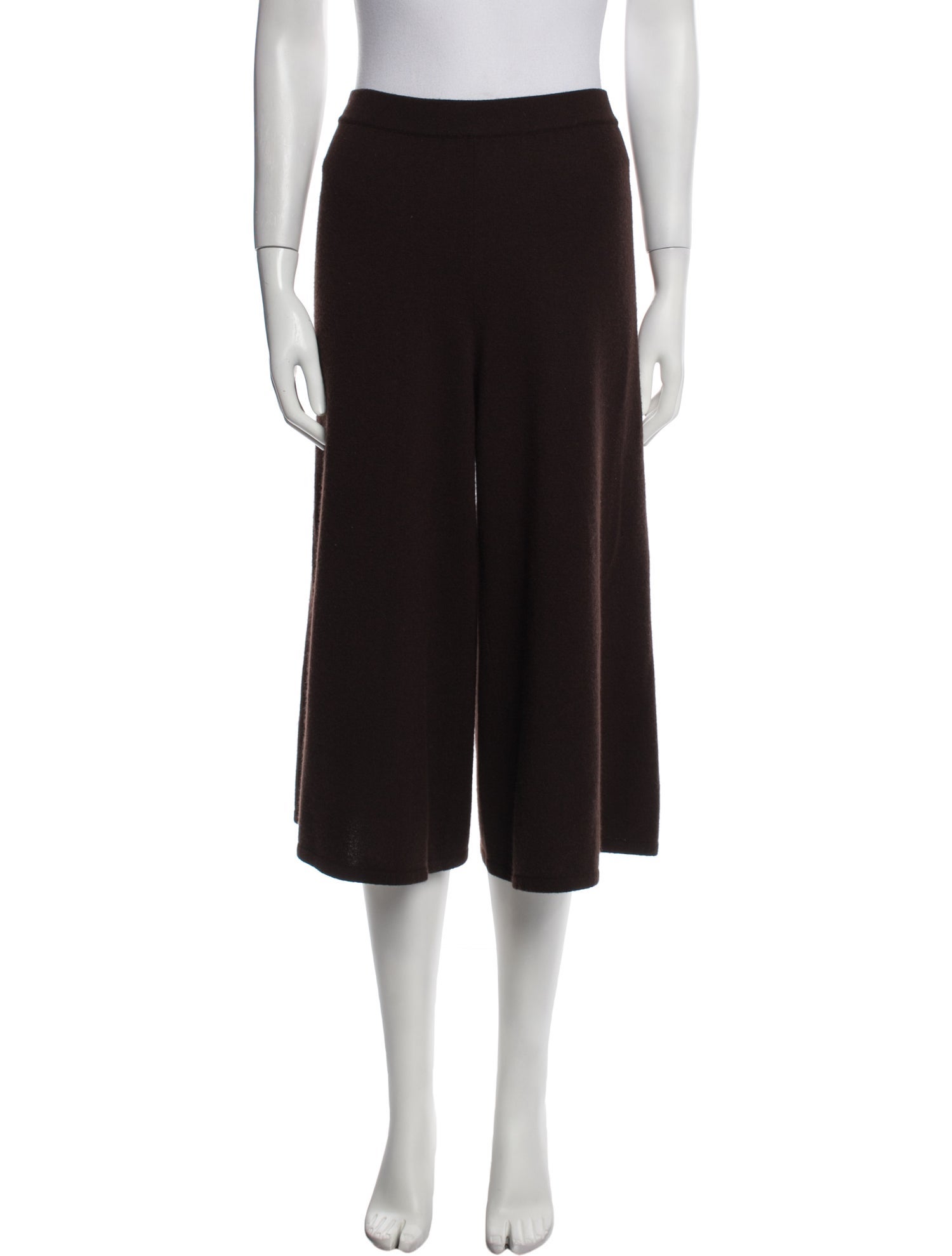 Neiman Marcus Cashmere Wide Leg Pants