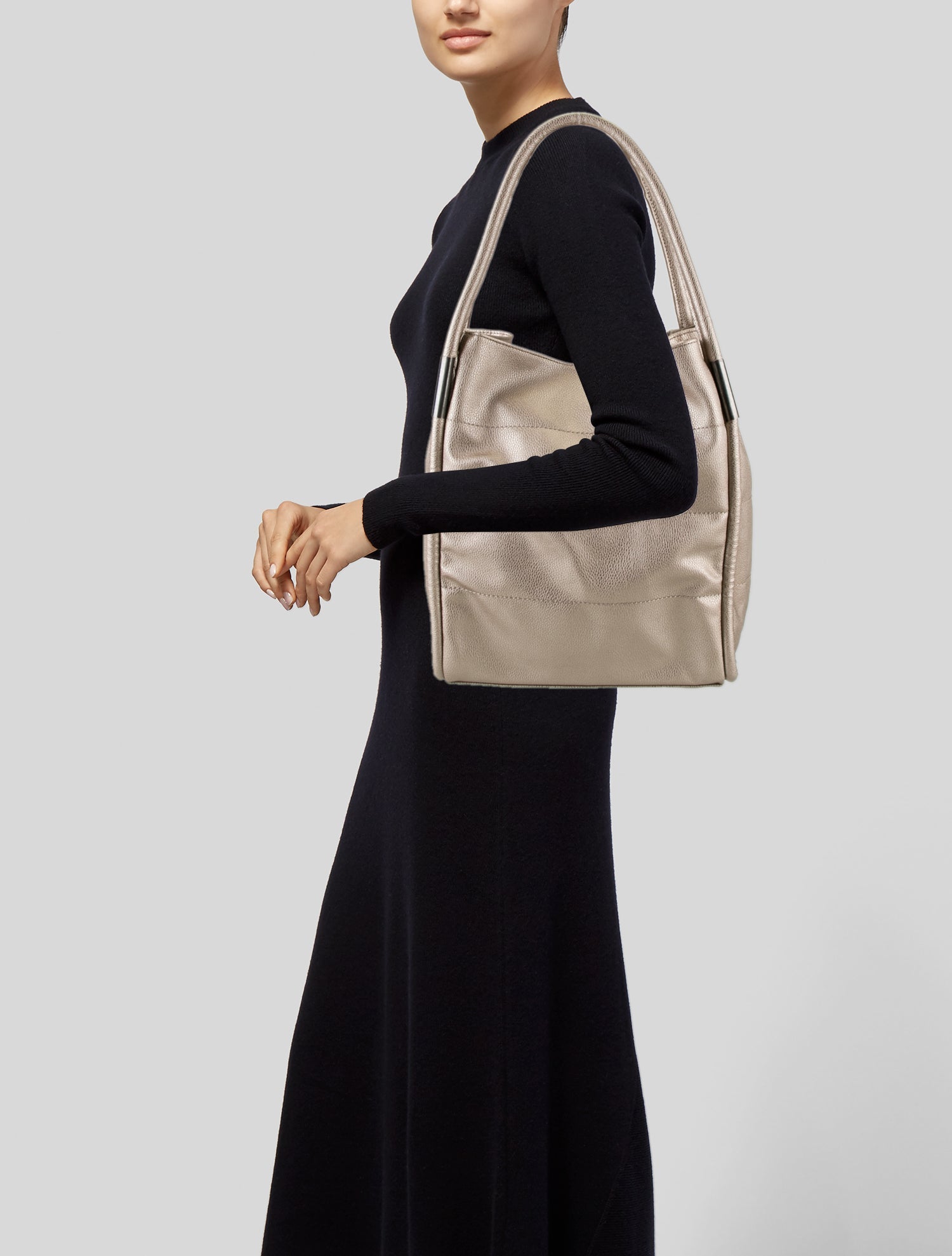 Neiman Marcus Leather Shoulder Bag