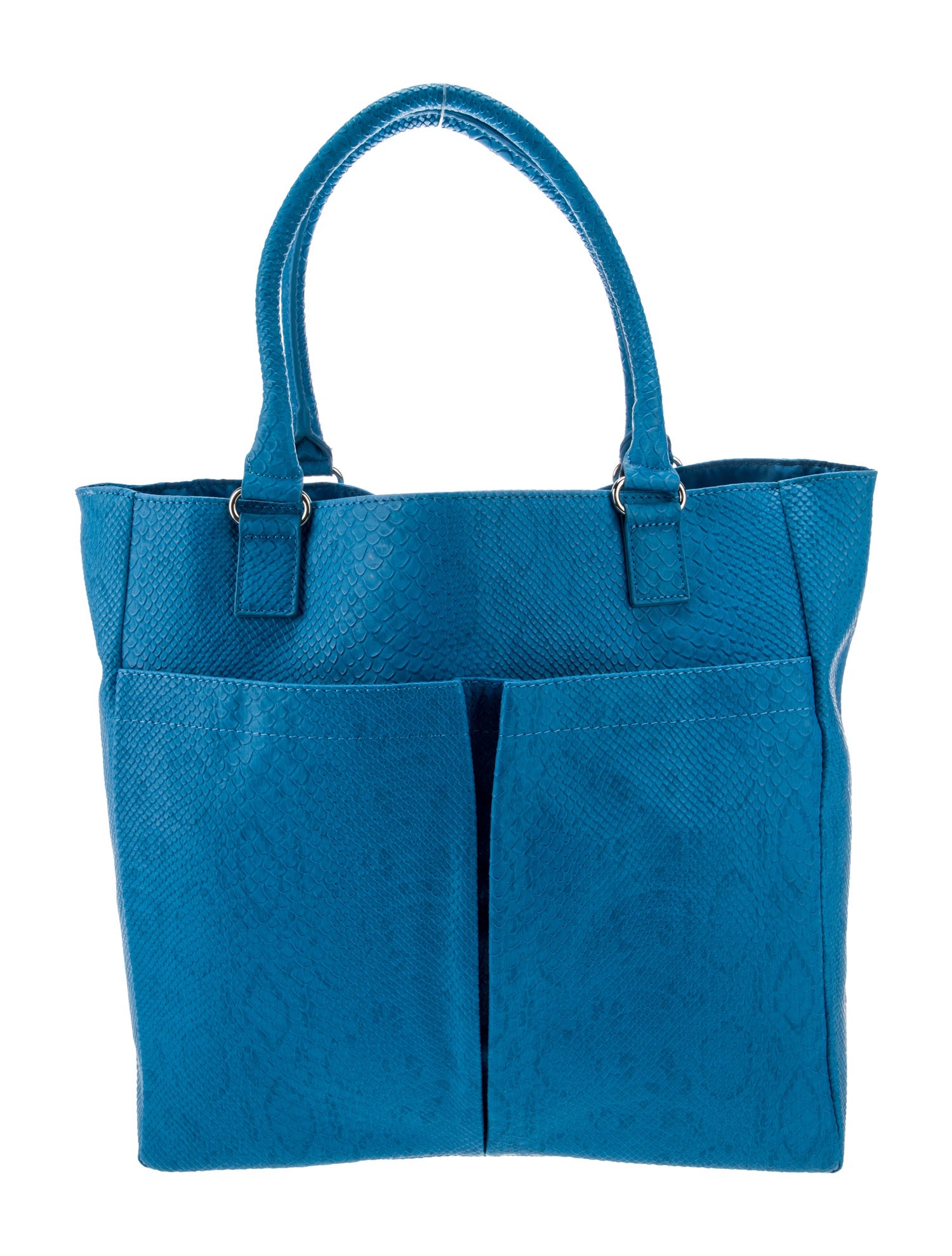 Neiman Marcus Embossed Leather Tote