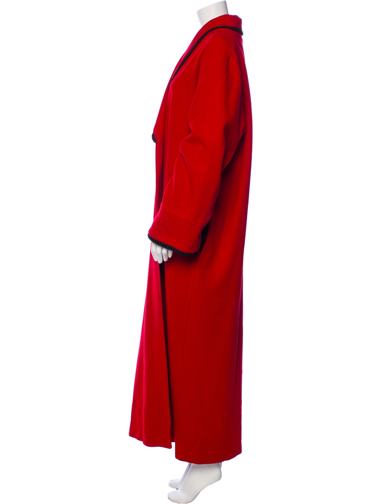 Neiman Marcus Wool Striped Coat