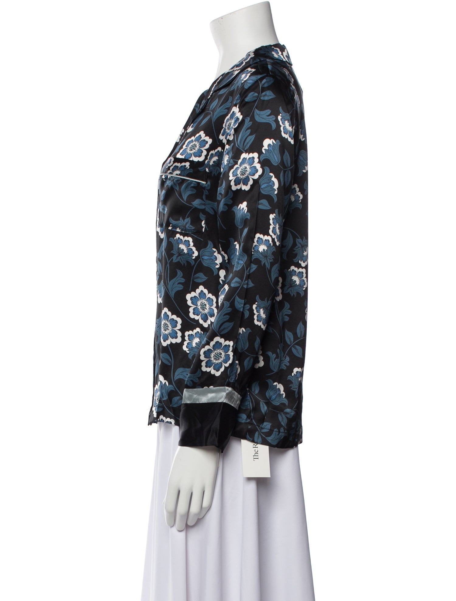 Neiman Marcus Silk Floral Print Pajamas w/ Tags