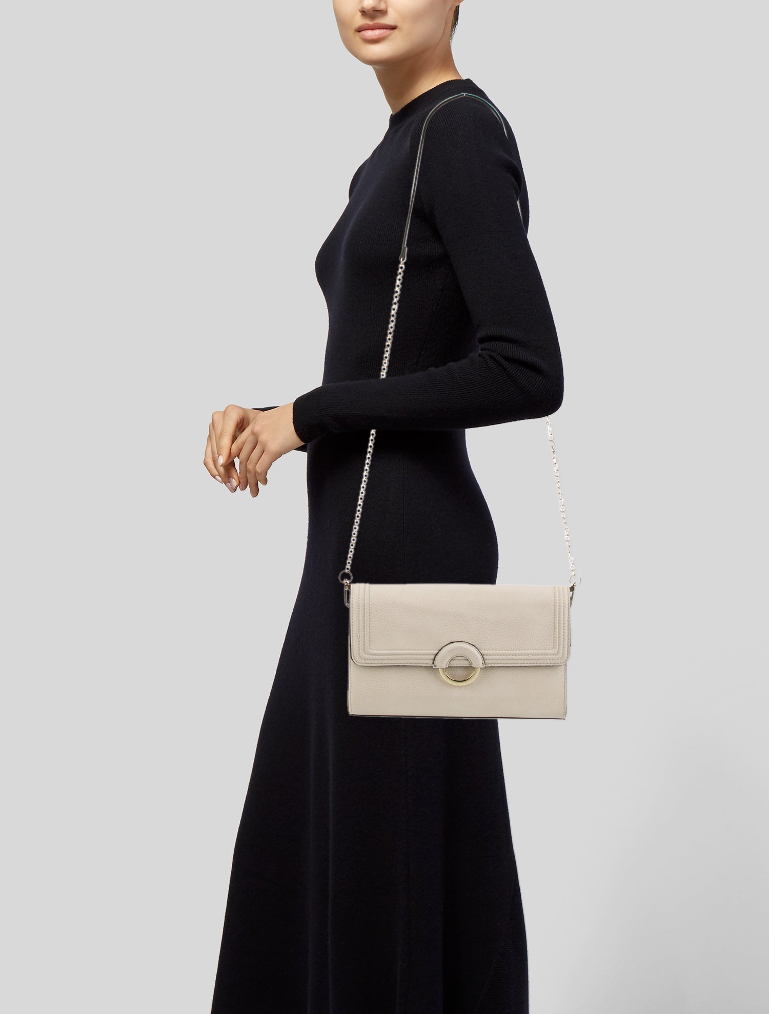 Neiman Marcus Leather Clutch