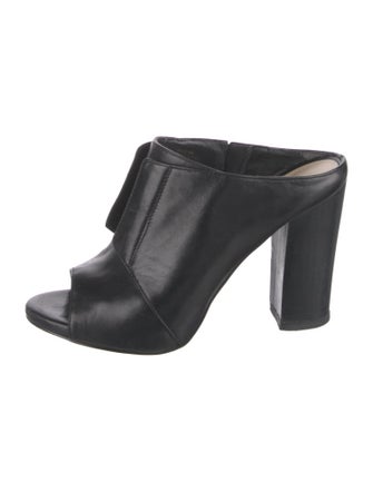 Neiman Marcus Leather Slides