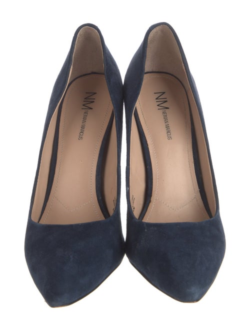Neiman Marcus Suede Pumps