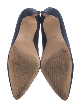 Neiman Marcus Suede Pumps