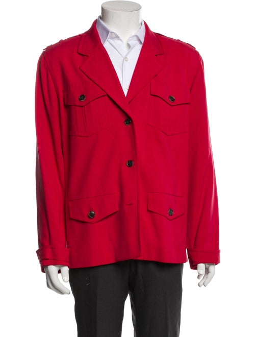 Neiman Marcus Silk Utility Jacket
