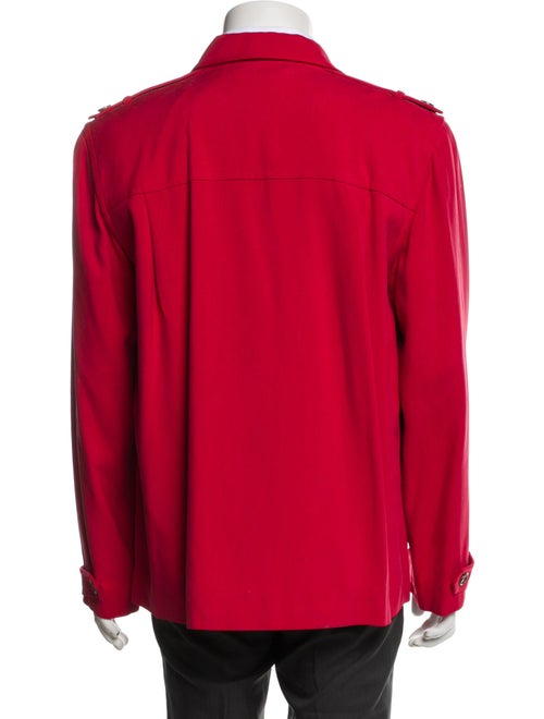 Neiman Marcus Silk Utility Jacket