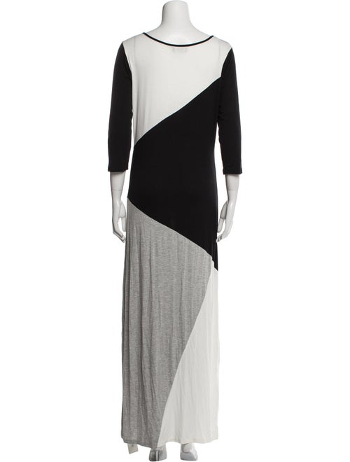 Neiman Marcus Scoop Neck Long Dress