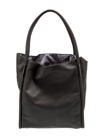 Neiman Marcus Leather Top Handle Bag