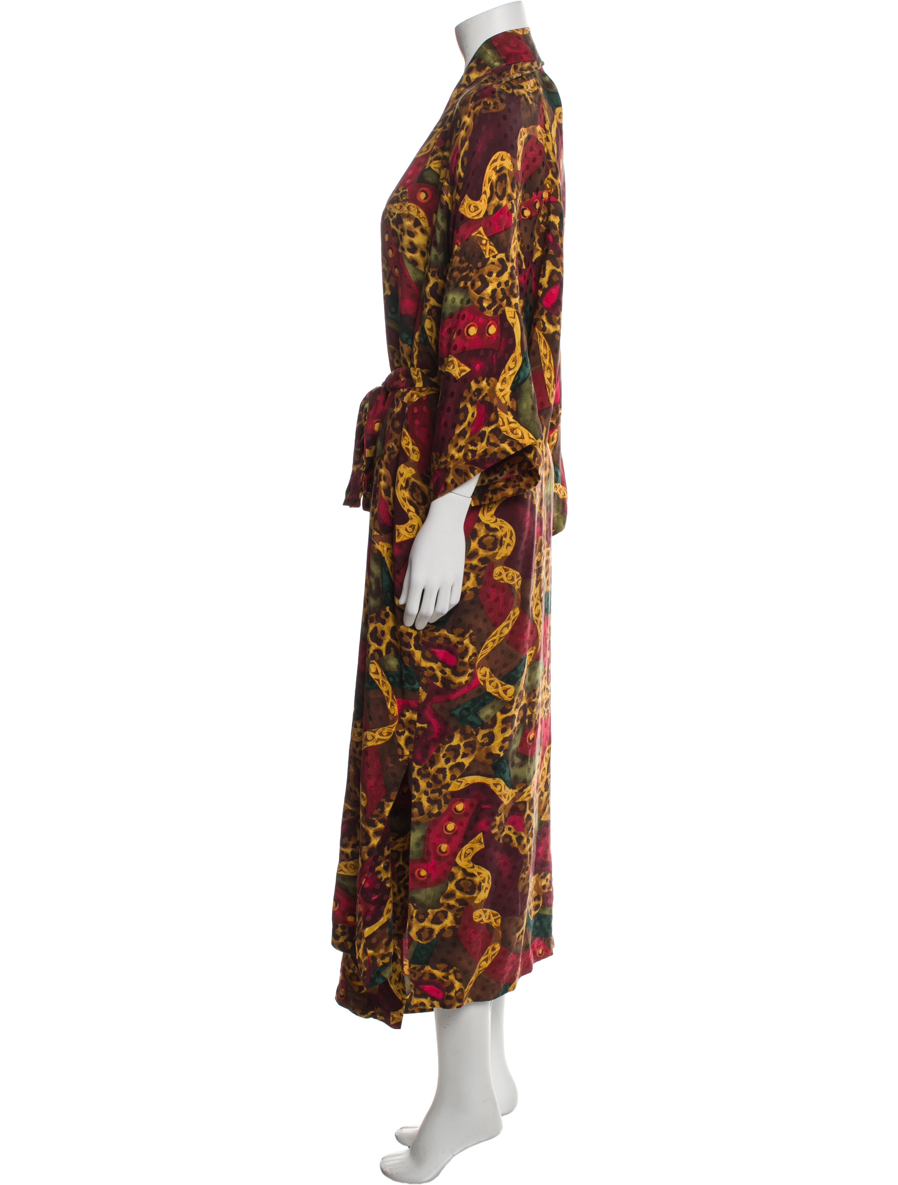 Neiman Marcus Silk Printed Dress Set