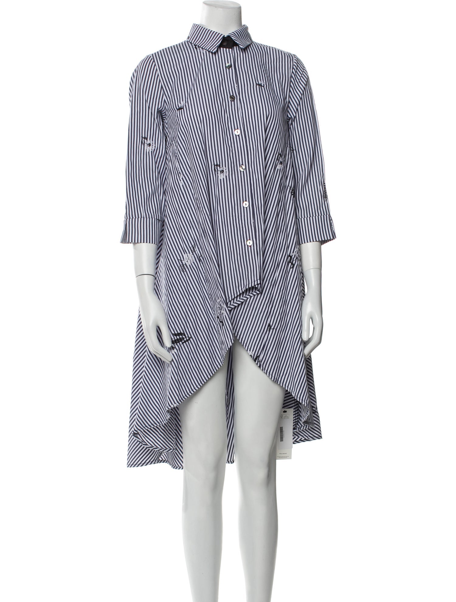 Neiman Marcus Striped Midi Length Dress w/ Tags