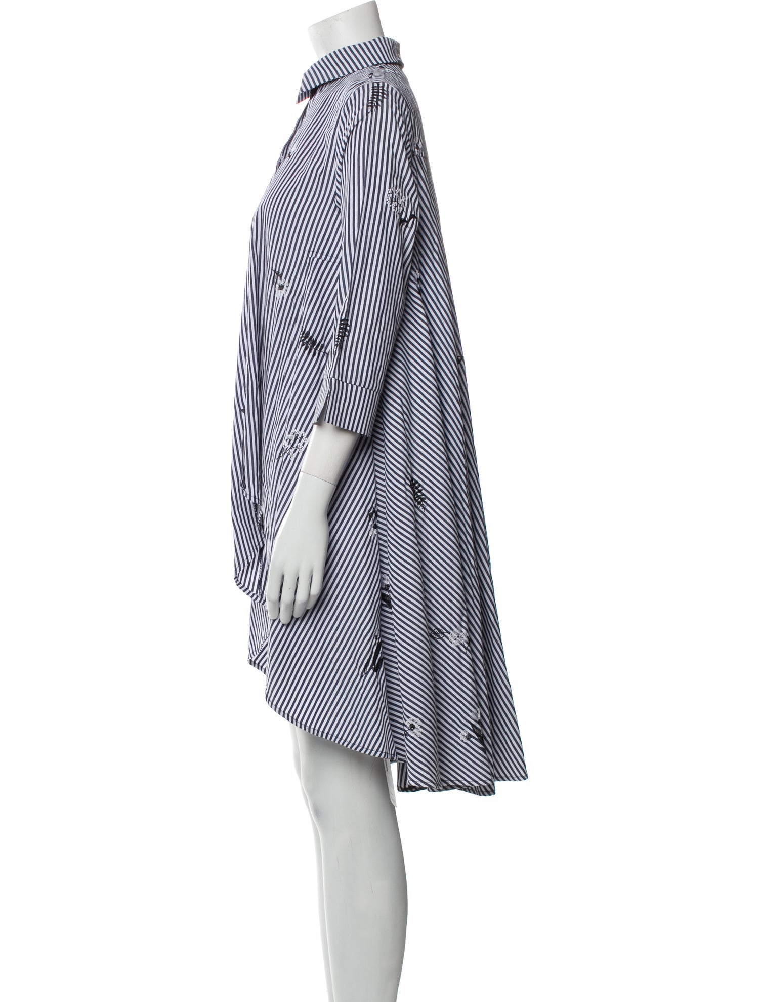 Neiman Marcus Striped Midi Length Dress w/ Tags