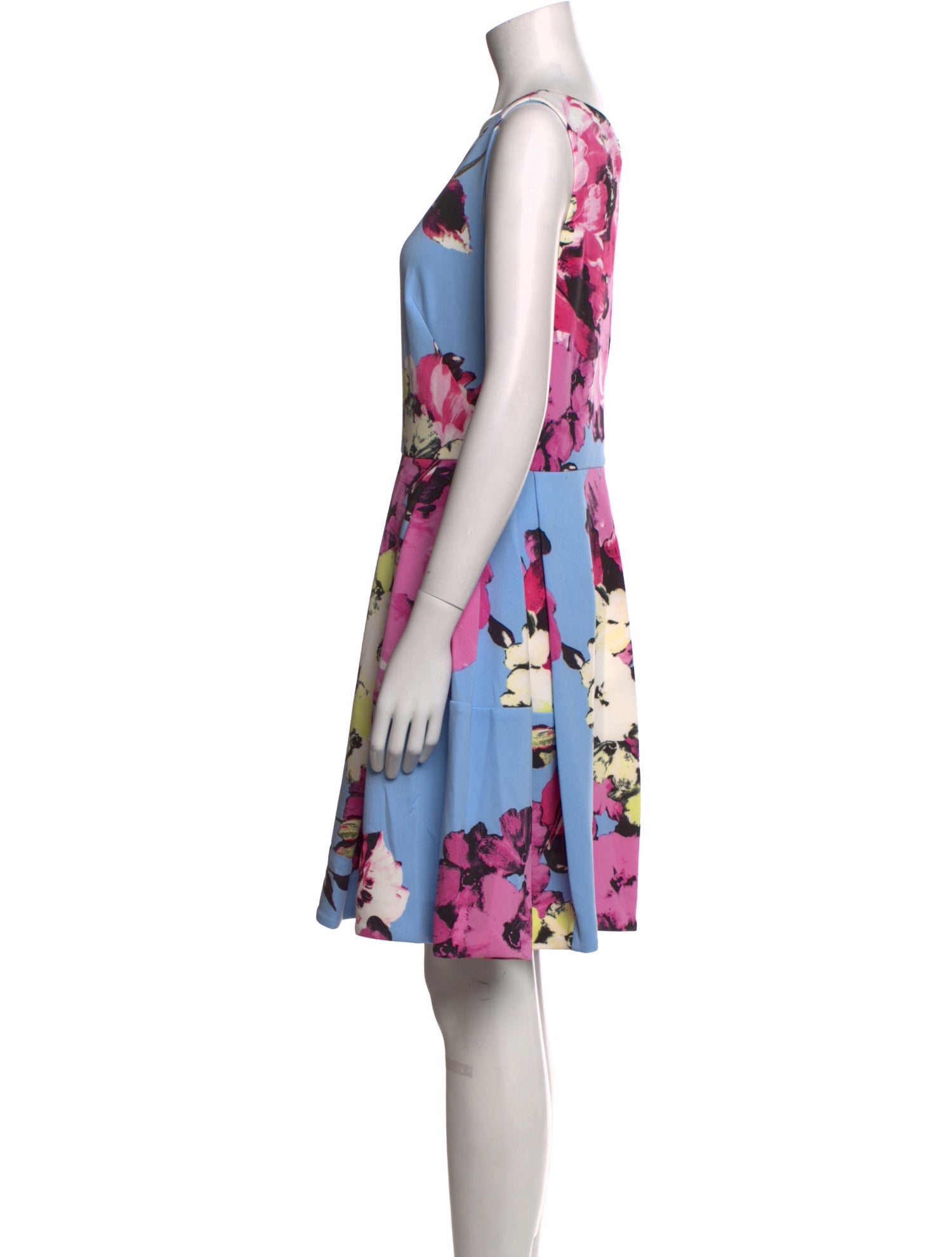 Neiman Marcus Floral Print Mini Dress w/ Tags