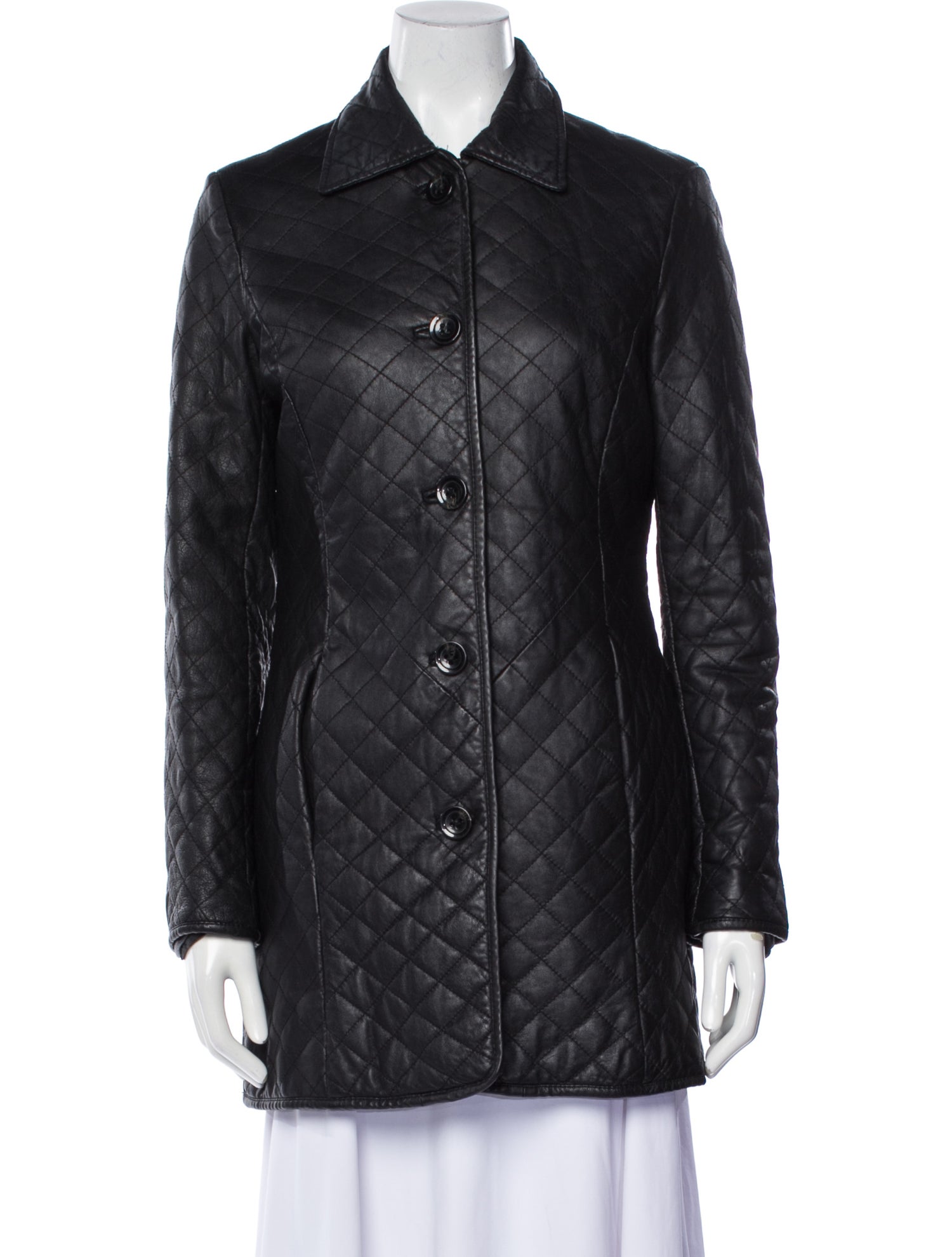 Neiman Marcus Leather Coat