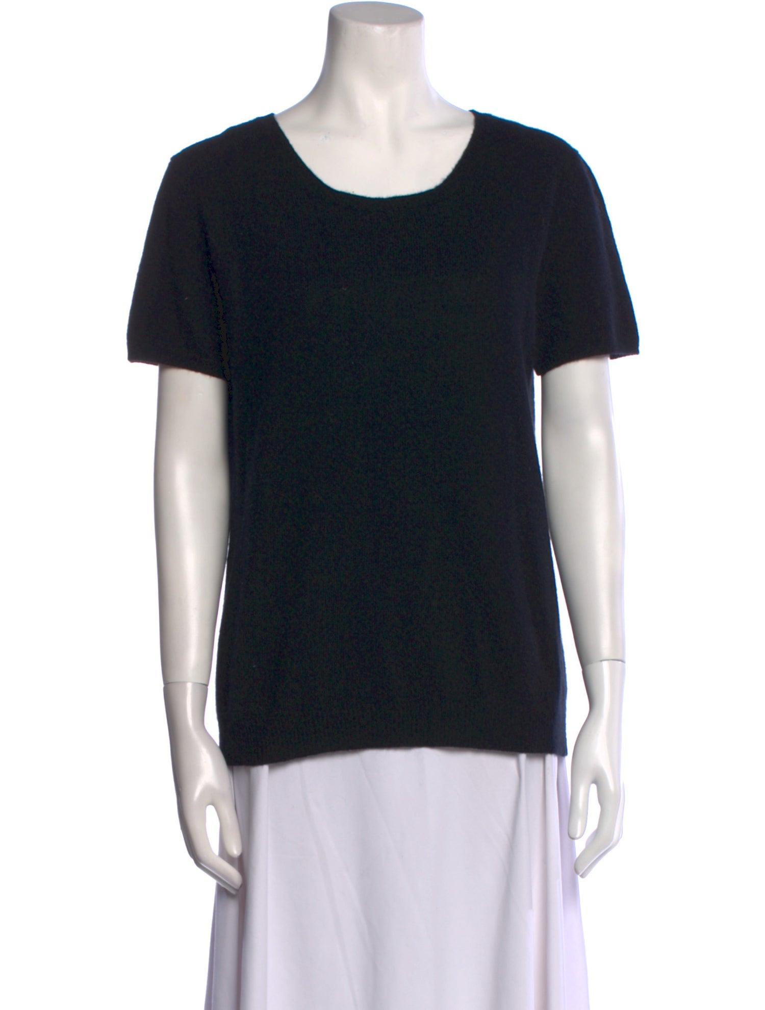 Neiman Marcus Scoop Neck Sweater