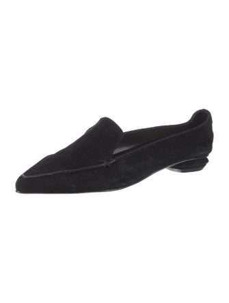 Neiman Marcus Suede Loafers