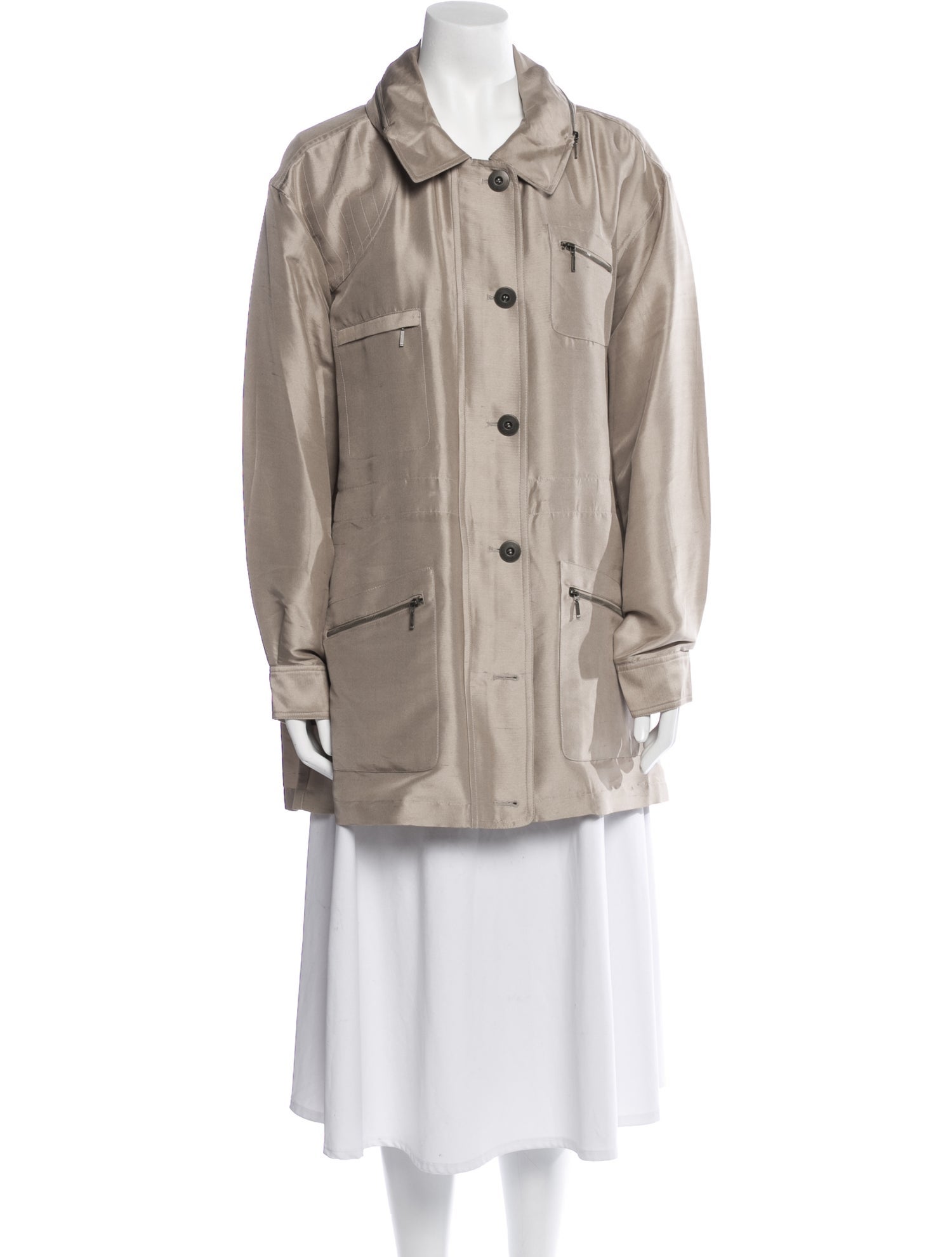 Neiman Marcus Silk Coat