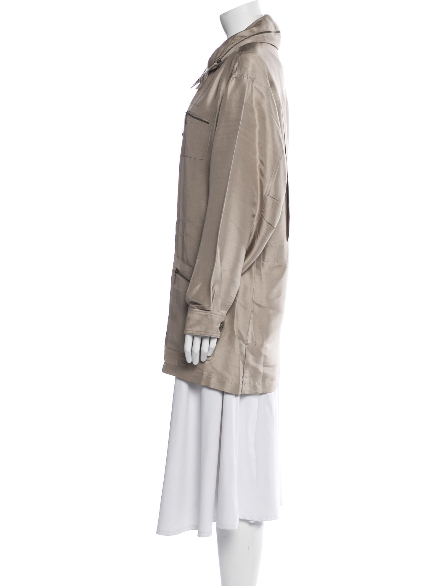 Neiman Marcus Silk Coat